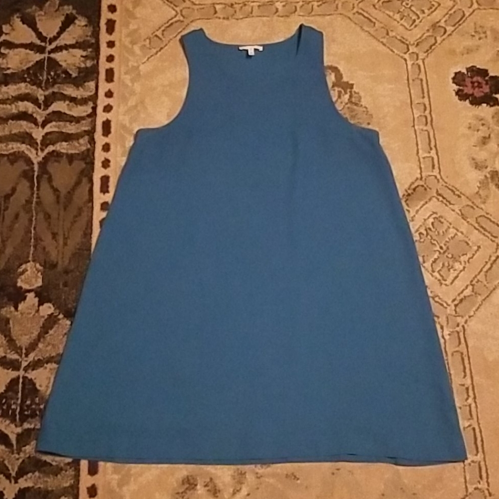 Leith Dark Teal Flowy Shift Dress M